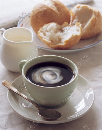咖啡与早餐图片