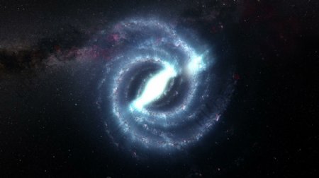 螺旋星系运动的背景视频免费下载