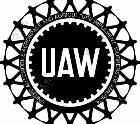 UAWlogo设计欣赏联合汽车工人工会标志设计欣赏