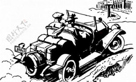 1915矢量的汽车