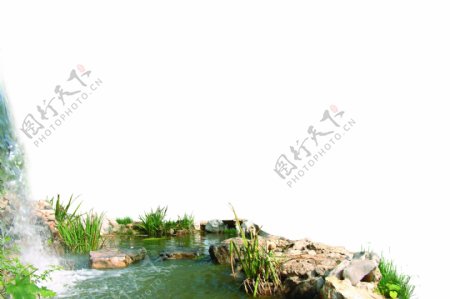 景观环境065水体水池背景素材