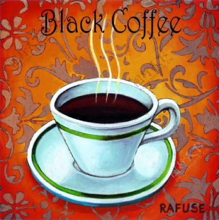 黑咖啡图片