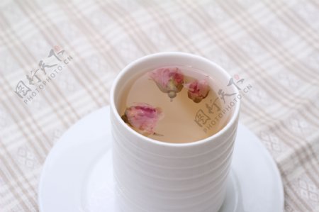法兰西玫瑰花茶图片