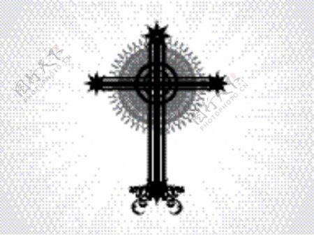 向量的孤立教的十字架