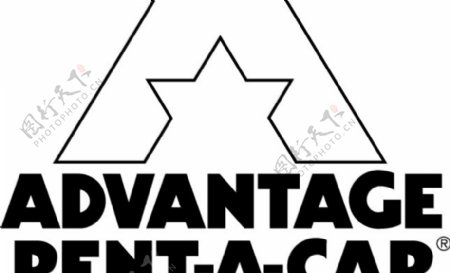 AdvantageRentacarlogo设计欣赏优势租赁汽车标志设计欣赏