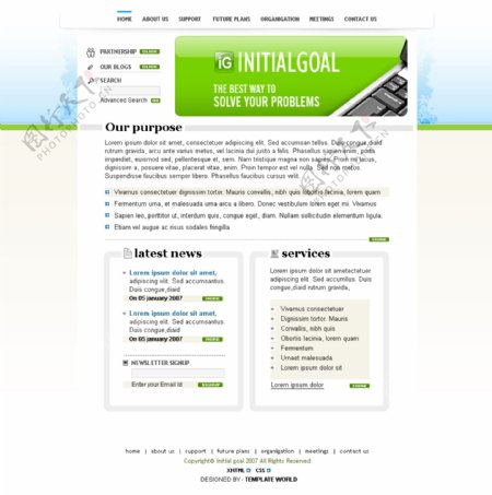 商业网页设计图片