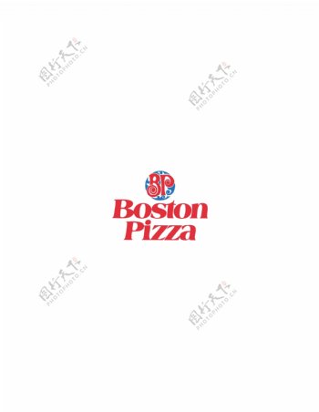 Bostonpizzaslogo设计欣赏Bostonpizzas名牌食品标志下载标志设计欣赏