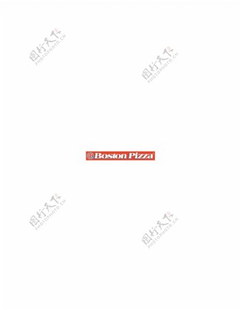 BostonPizzalogo设计欣赏BostonPizza名牌食品标志下载标志设计欣赏