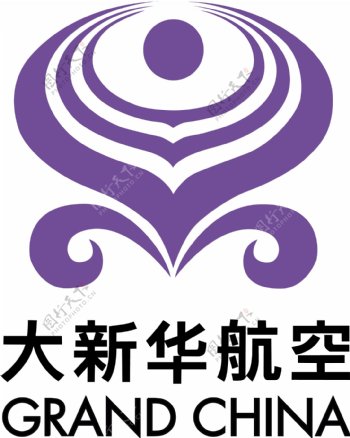 大新华航空logo图片