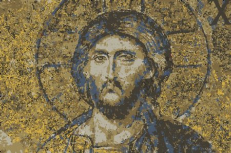 耶稣的圣索菲亚大教堂的马赛克