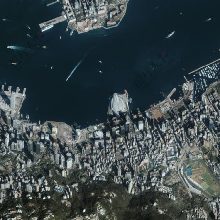 香港鸟瞰图图片