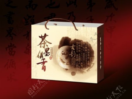 中国风茶叶包装手提袋礼盒设计