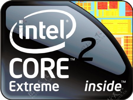 Intel新版CPU图标矢量素材