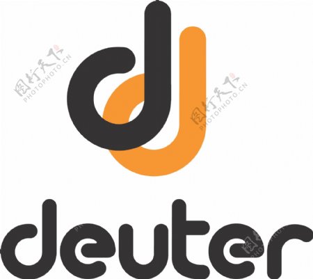 户外品牌多特deuter矢量logo