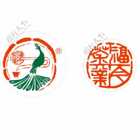 福金茶业logo