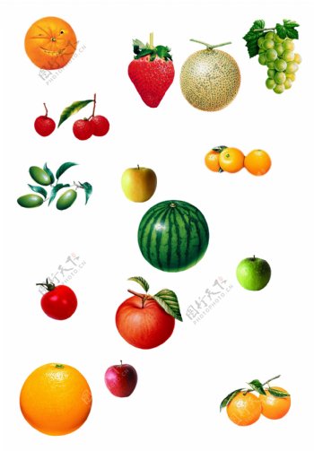 水果分层图片