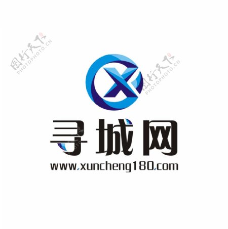 寻城网logo标志