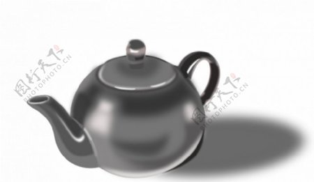 茶壶矢量插画