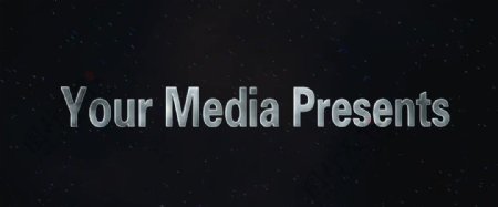 银河背景logo展示