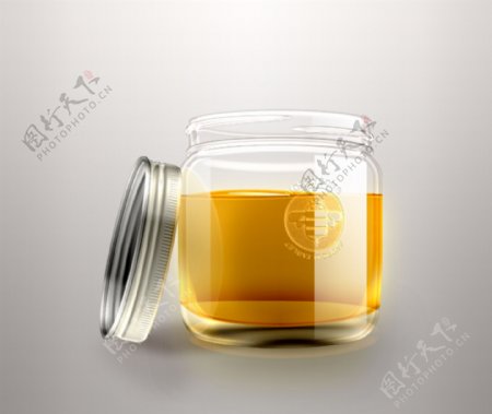 金黄色蜂蜜PSD分层素材