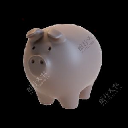3D猪模型