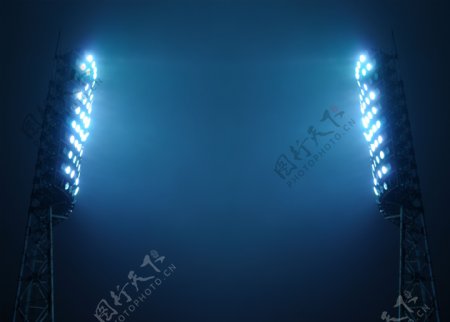 球场照明图片
