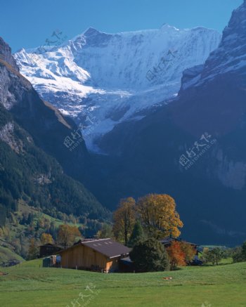 瑞士剪影图片