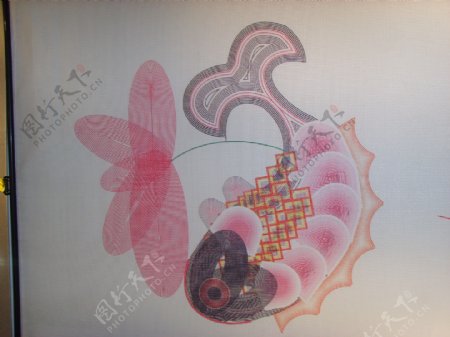 视觉符号系统鱼的形象刺绣