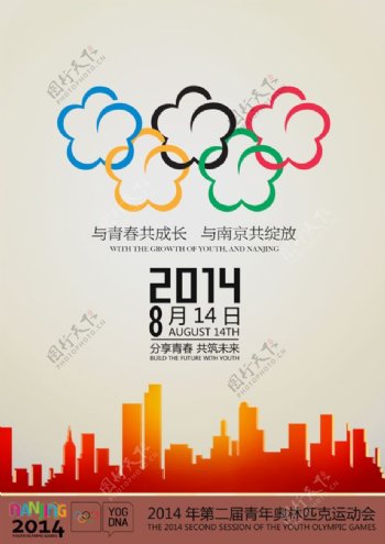 2014青奥会海报