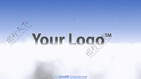天空Logo展示proshow模板