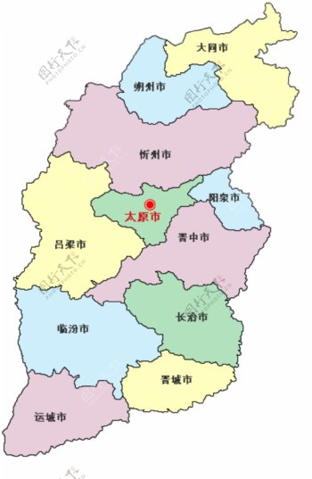 山西省区域图