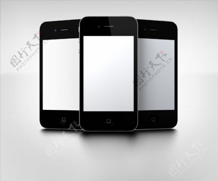 苹果手机海报黑色苹果手机