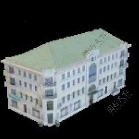 3D酒店模型