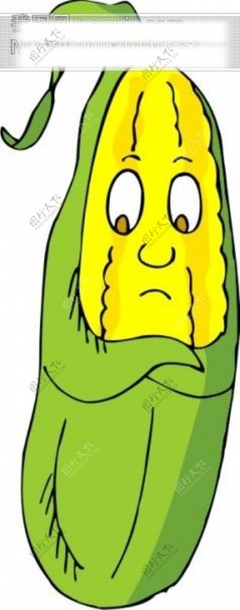 蔬菜卡通图玉米43