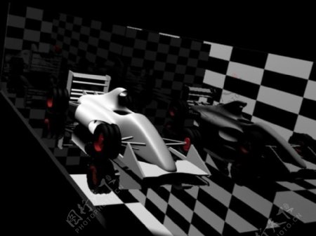 简单F1赛车3D模型