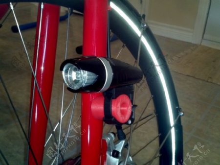 自行车灯安装