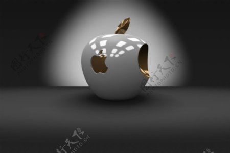 3D苹果标志