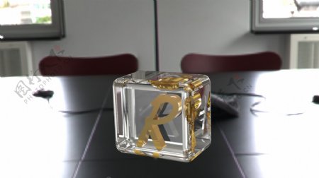 R立方体的水晶