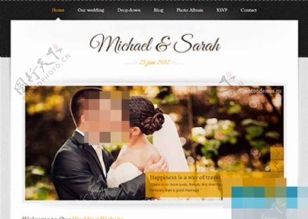 大气的交友婚嫁行业网站整站模板