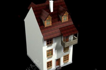 经济型别墅模型图片