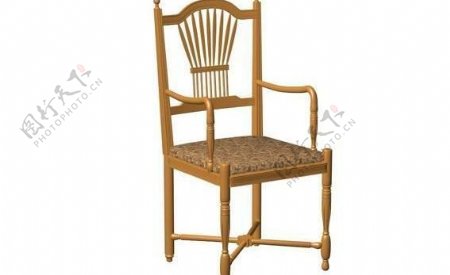 传统家具椅子3D模型A021
