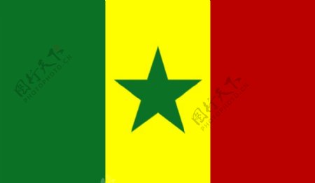 塞内加尔的剪贴画2旗