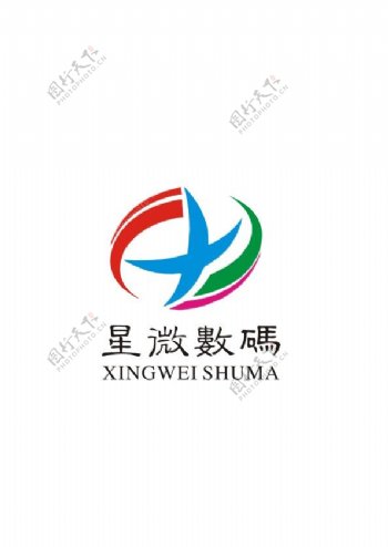 数码公司logo设计图片