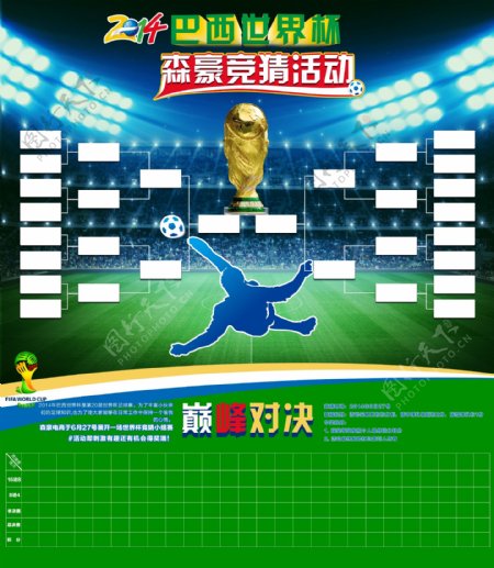 2014世界杯竞猜活动表格