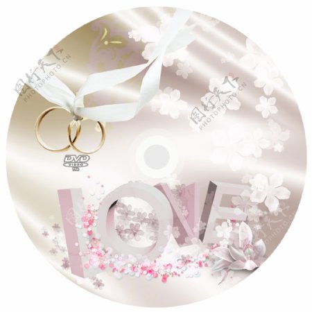 婚礼dvd光盘模板图片