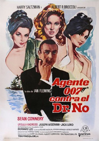 位图主题老电影海报007系列人物免费素材