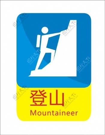登山标志
