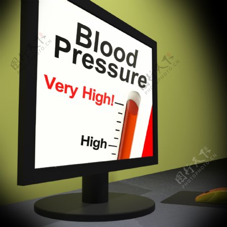 血压监测显示出非常高的水平或不健康的