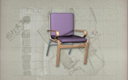 现代主义风格之椅子3D模型椅子092