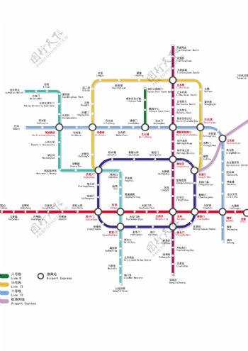 北京地铁一号线图2009